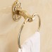 Renovatsh  The Gold Antique Towel Ring Continental Towel Ring Bathroom Hardware Bathroom Attached To The Built-In Shelf Carved Soliddurable Modern Minimalist Decoration Quality Assurance Beautiful A - B079WSR7YJ